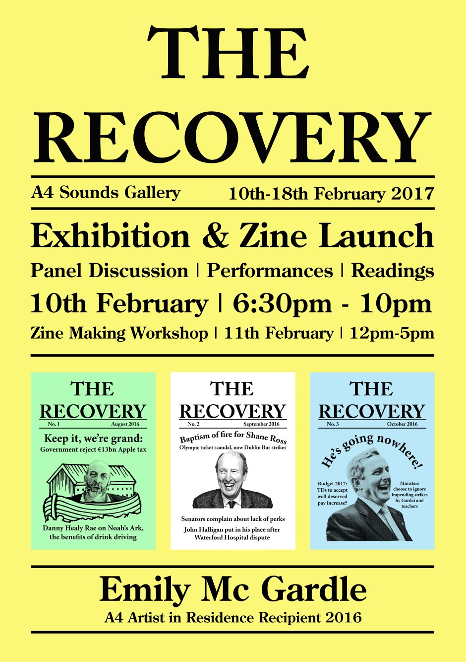 The Recovery Exhibition Poster